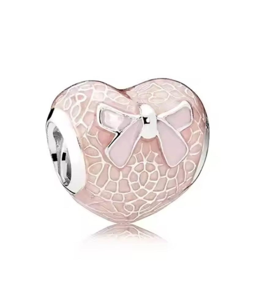 The New Limited Edition Patterned Heart Charm