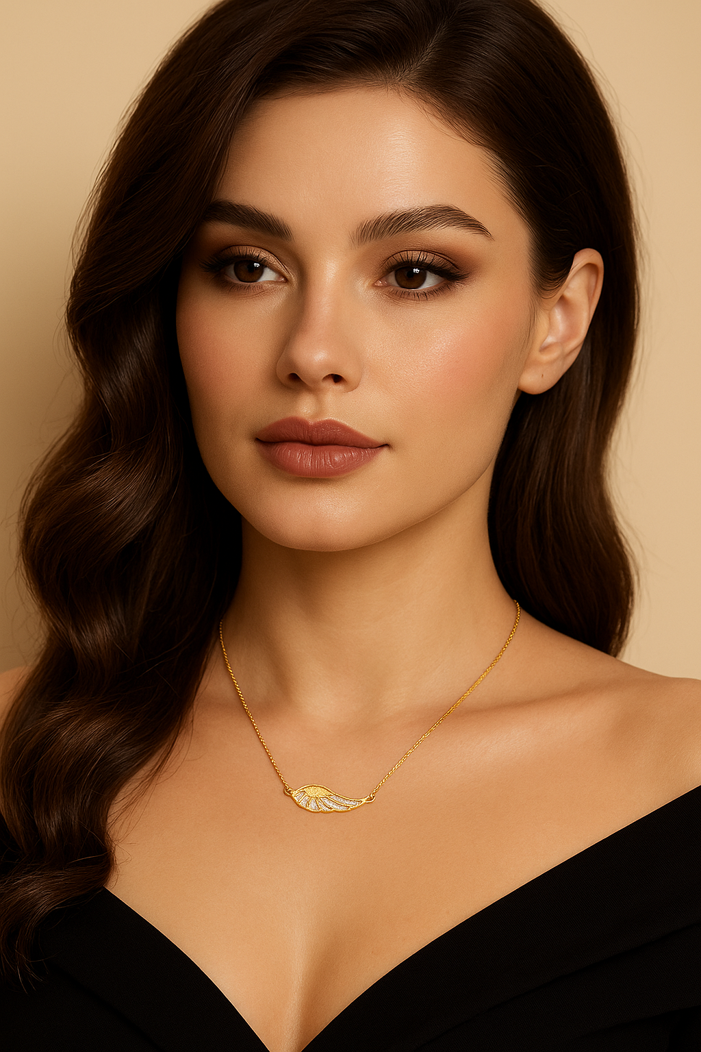 The Gold Wings Of Grace Necklace