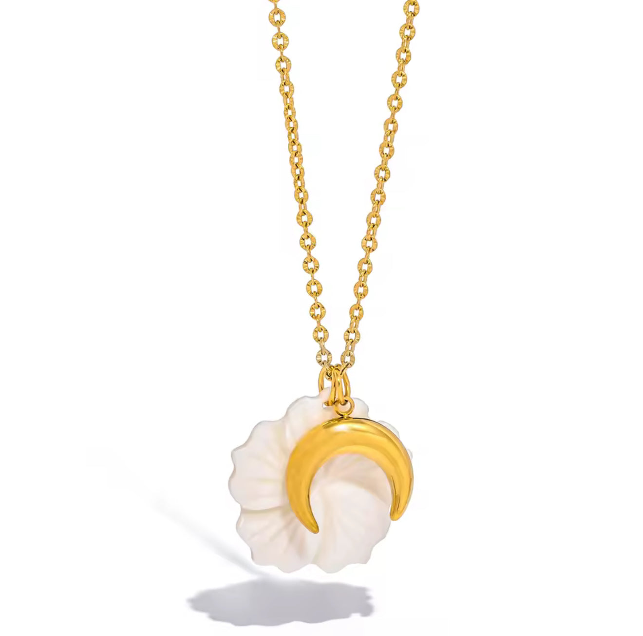 The Gold Moonflower Nights Necklace