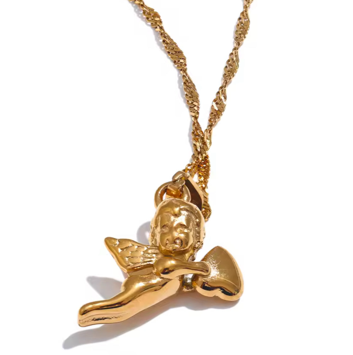 The Gold Heavenly Angel Necklace - To Celebrate Loved Ones That Have Passed