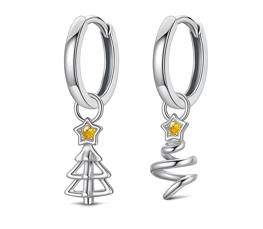 The Silver Shining Star Christmas Tree Huggies