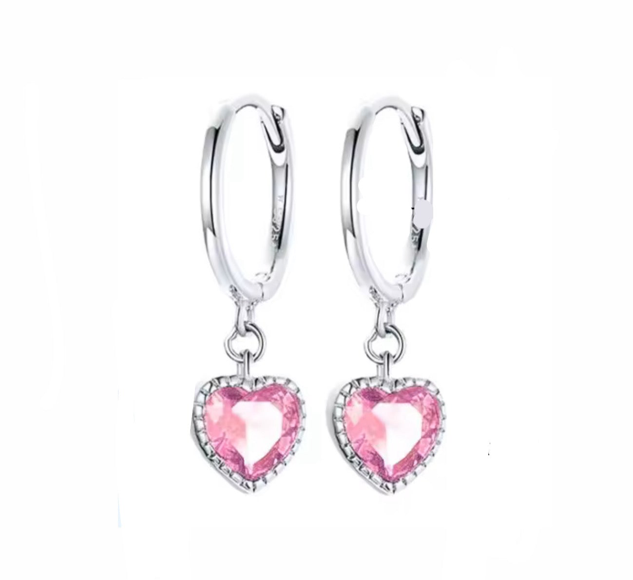 The Pink Sparkle Haven Heart Huggies