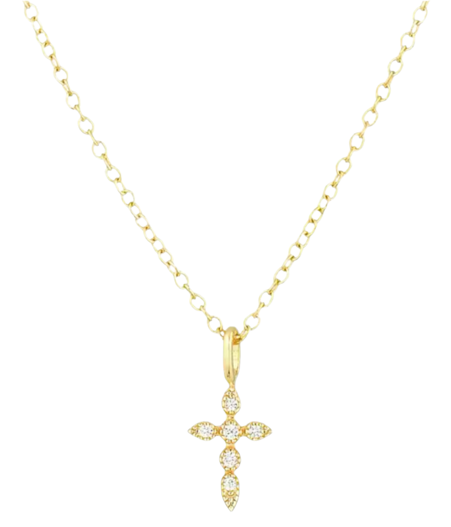 The Dainty Gold Cross Necklace