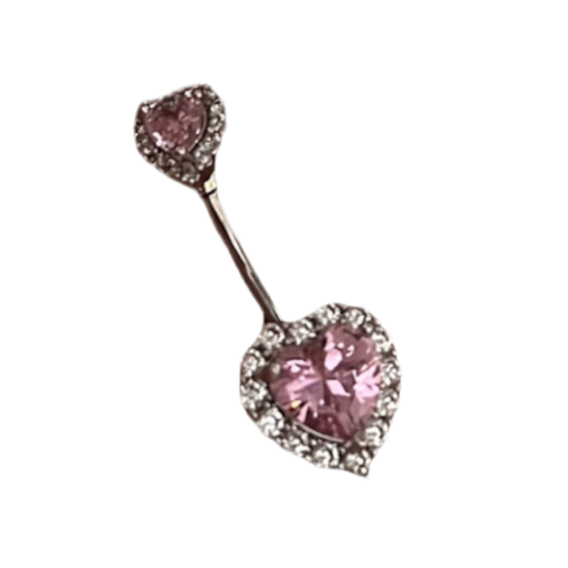 The Love Bomb silver Belly Button Piercing