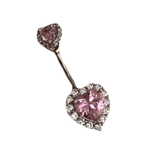 The Love Bomb silver Belly Button Piercing