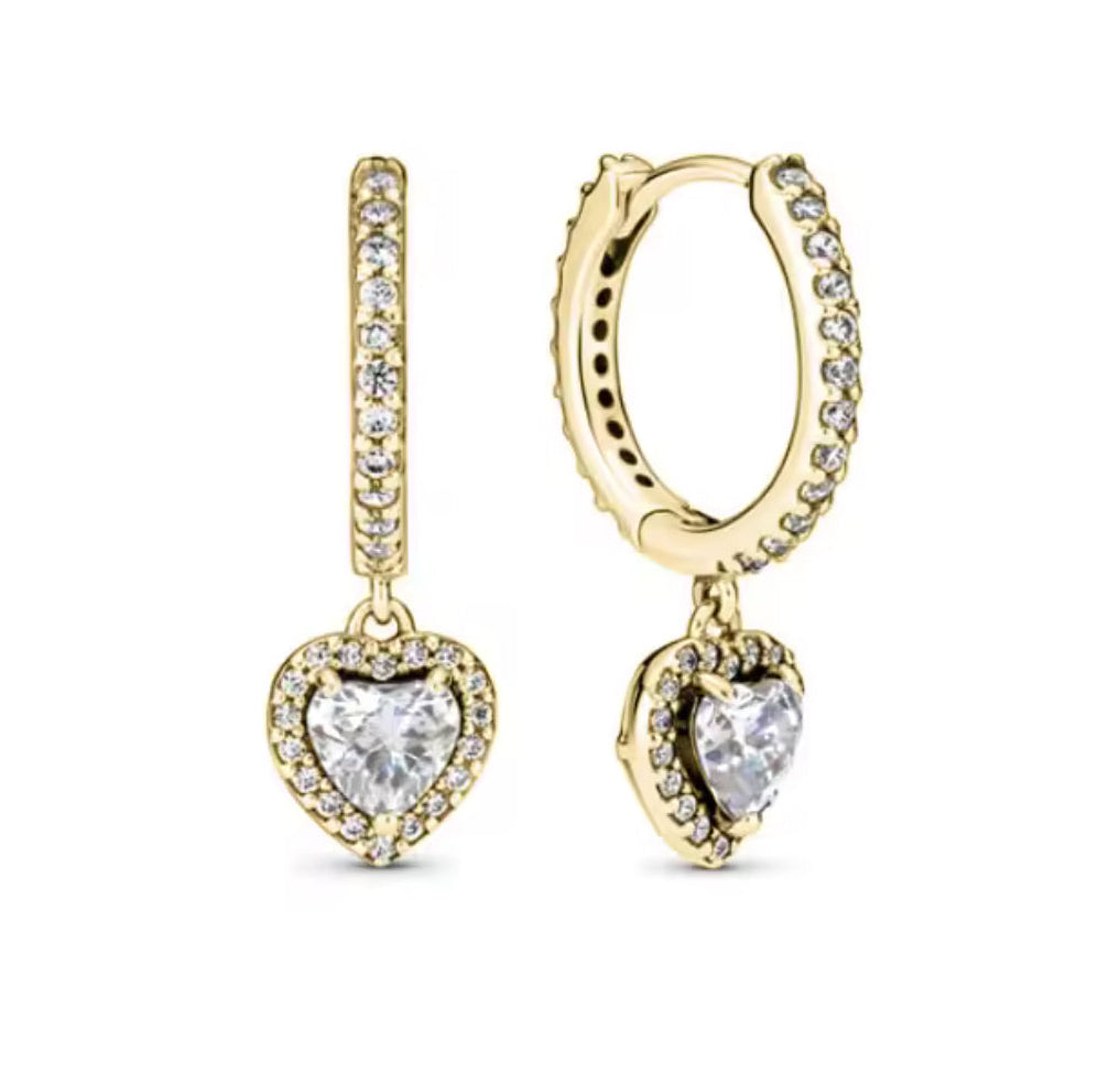 The Gold Celestial Heart Huggies