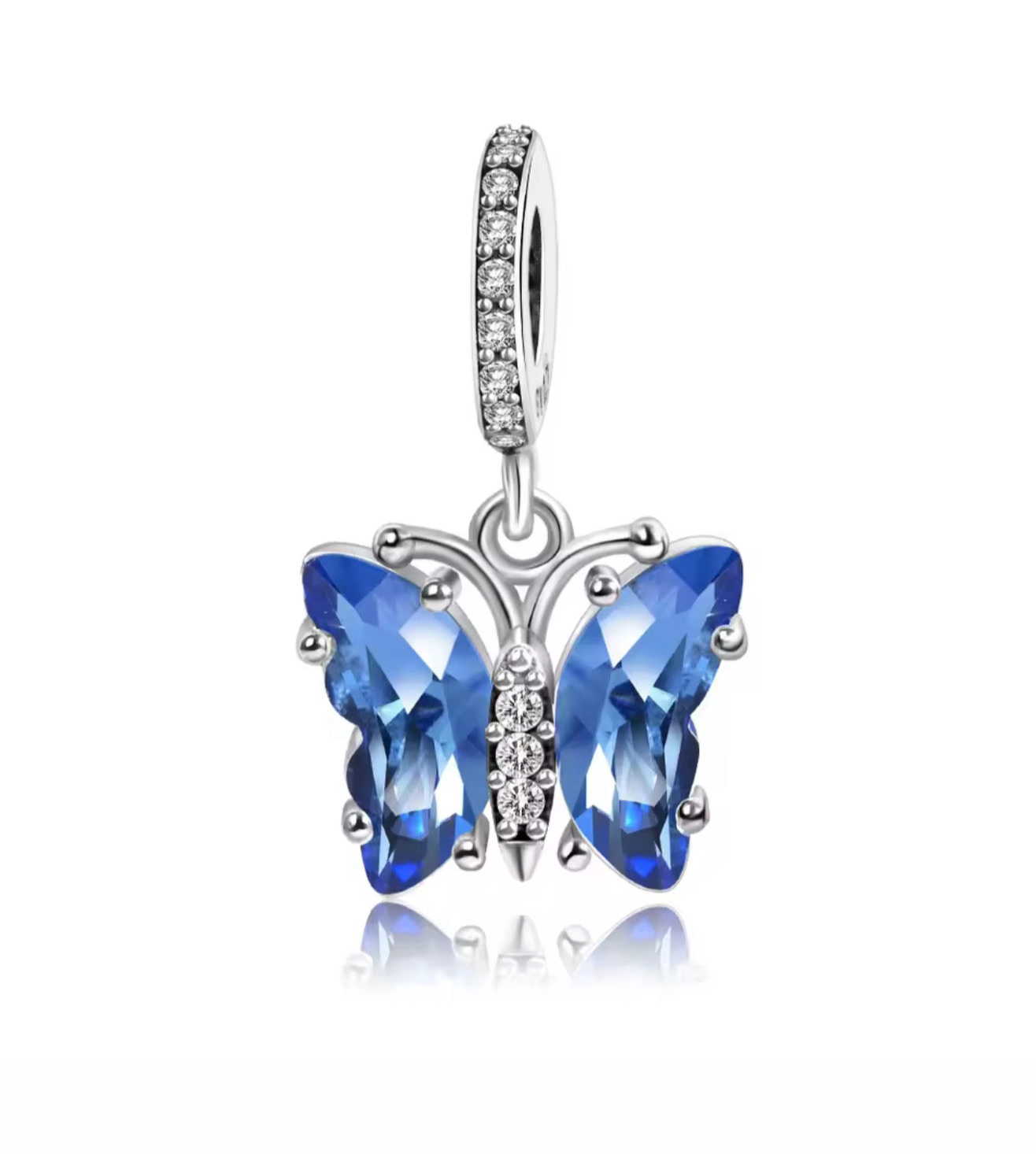 The Blue Dangle Butterfly Charm