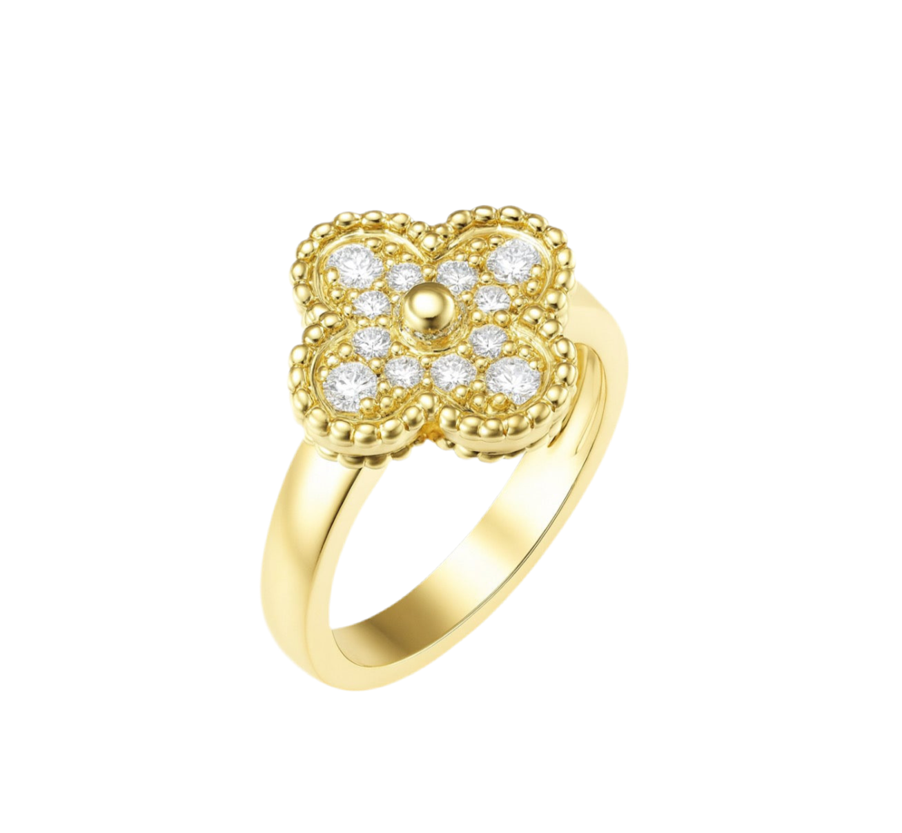 The Gold Sparkling Iris Radiance Ring