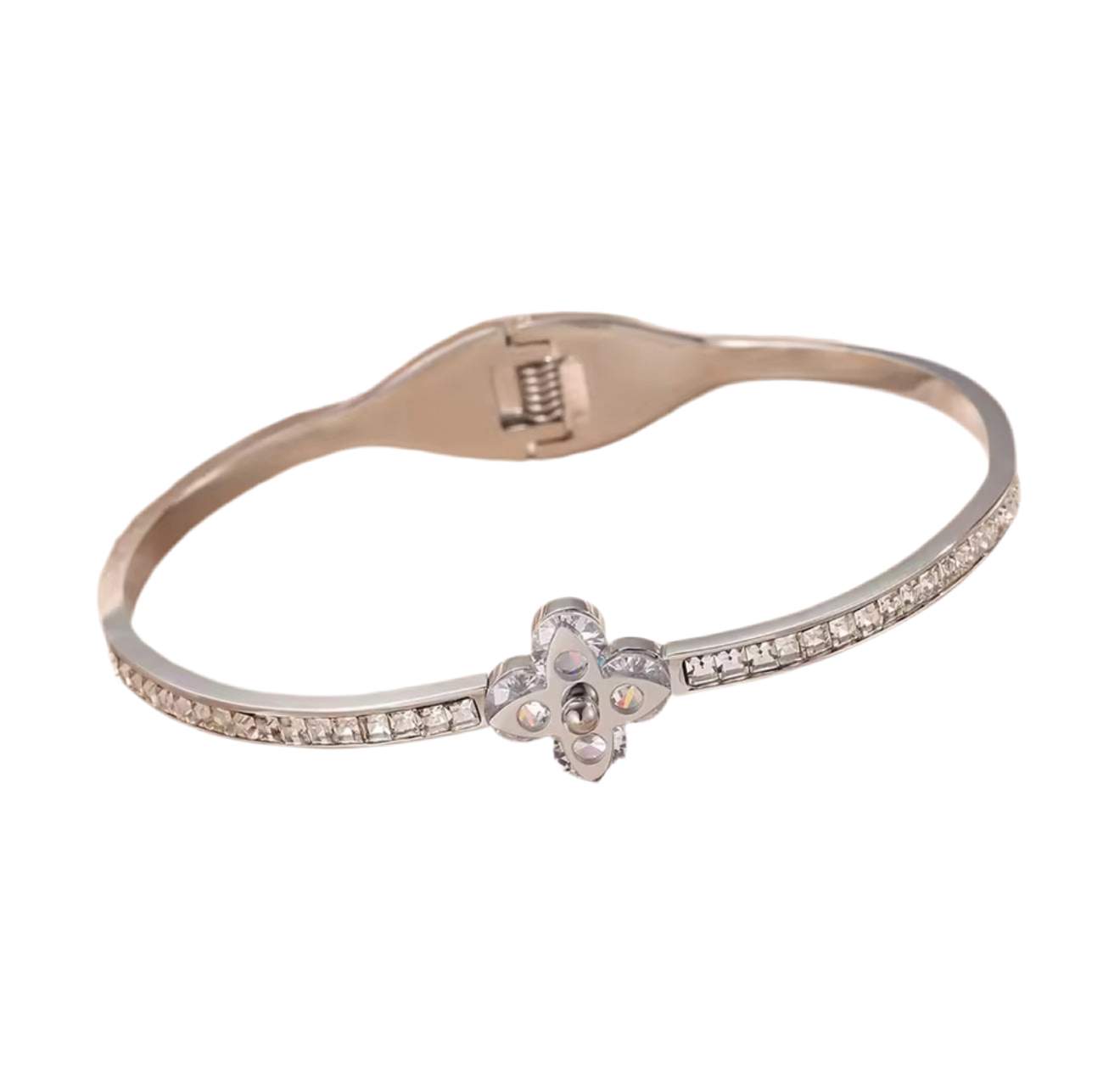 The Sparkle Clover Of Luck Bangle