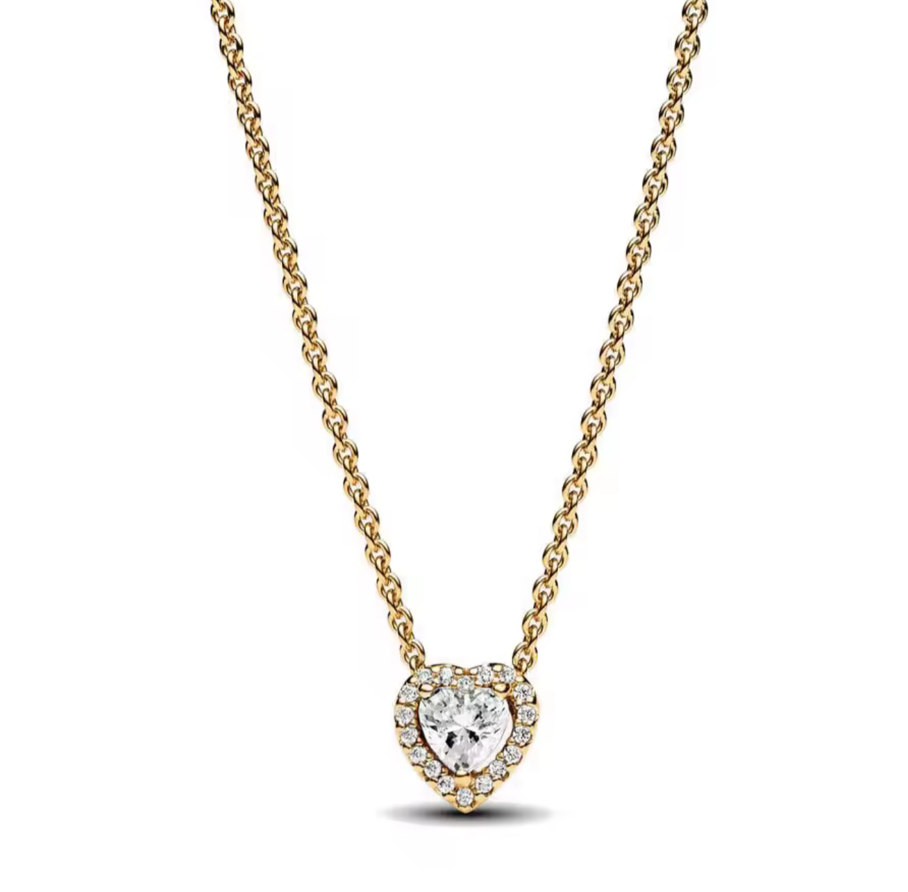 The Gold Sparkling Heart Necklace