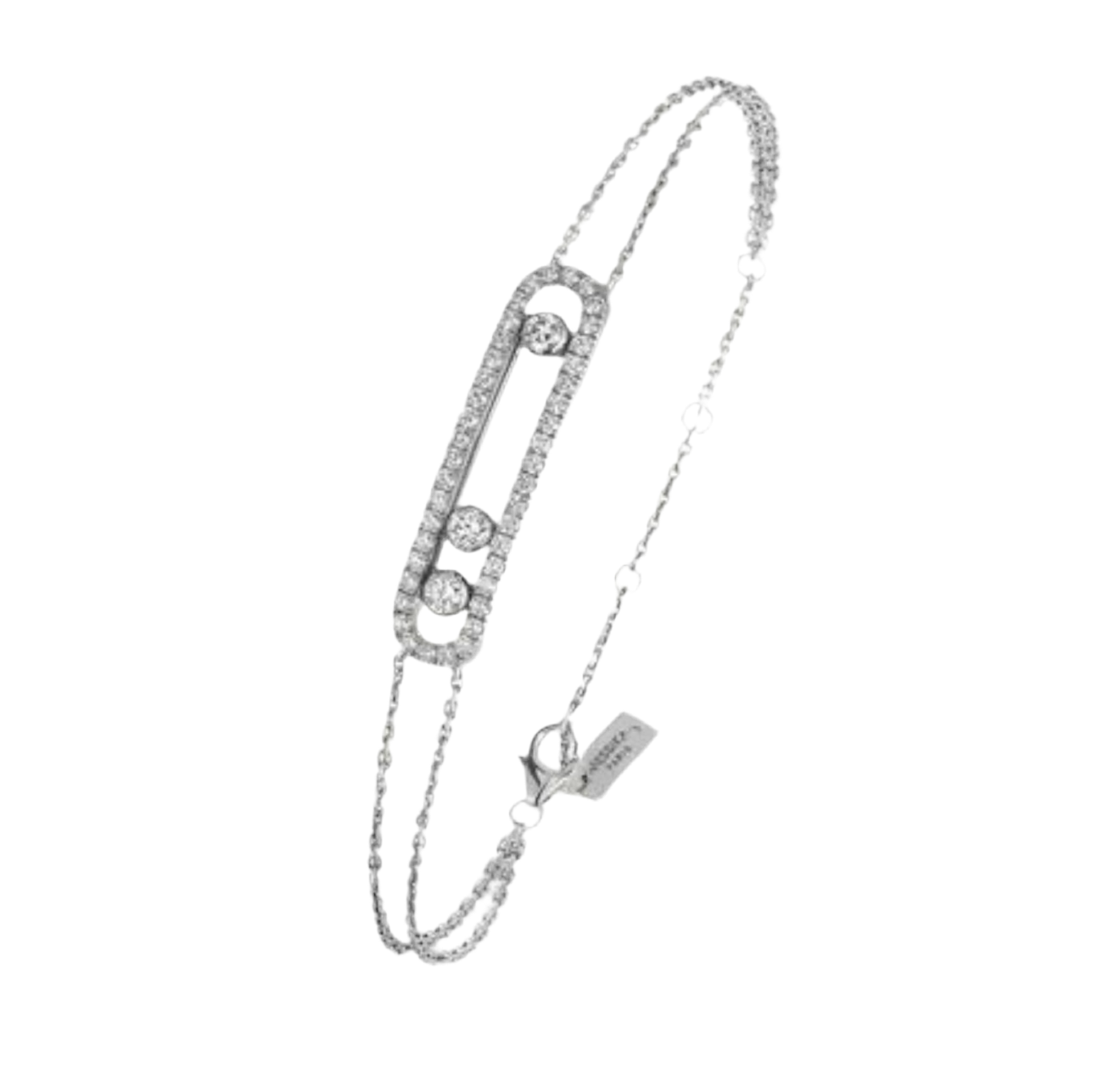The Silver Dainty Delux Halo Glimmer Bracelet