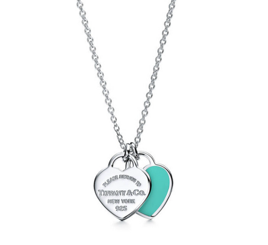 The Aqua Turquoise Love Letter Necklace
