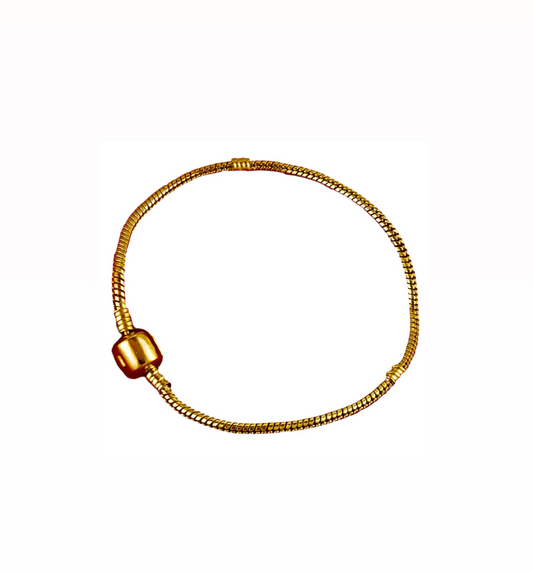The 18k Gold Plaited Auric Charm Bracelet
