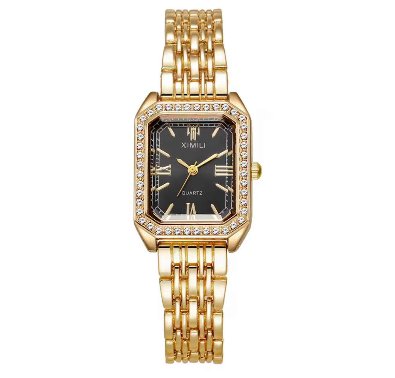 The Luxe Black Ximélia Quartz Watch