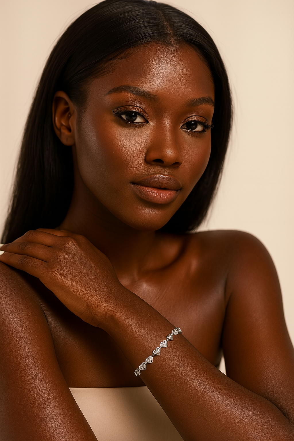 The Silver Heartstrings Bracelet