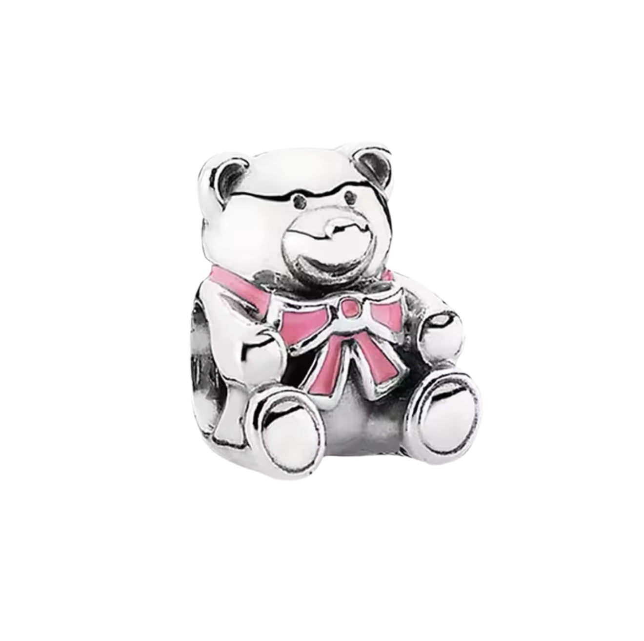 The Petite Bow Teddy Bear Charm
