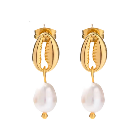 The Luxe Freshwater Pearl Drop Earrings