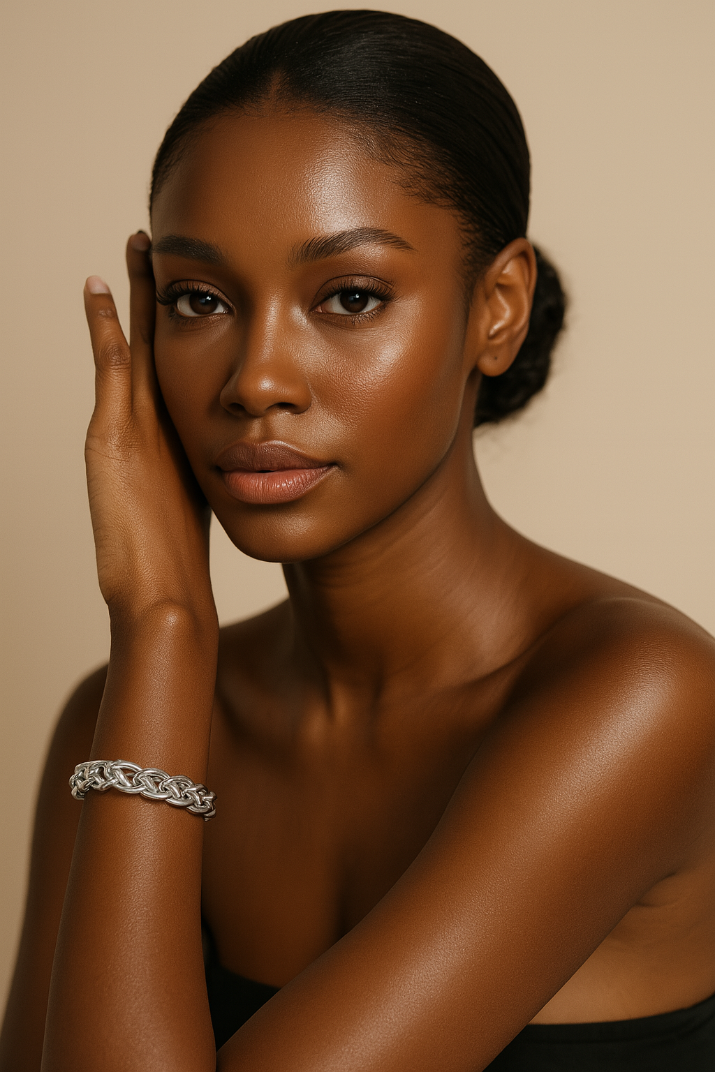 The Silver Orbit Twist Bracelet