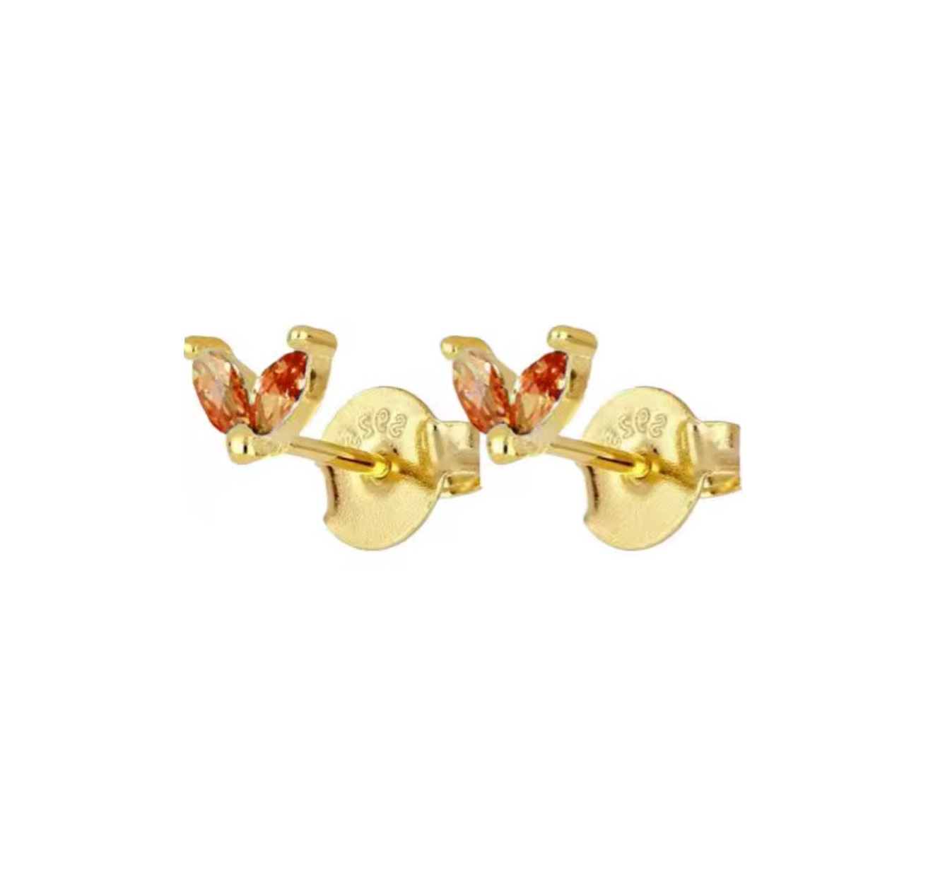 The Gold Autumn Firefly Spark Studs