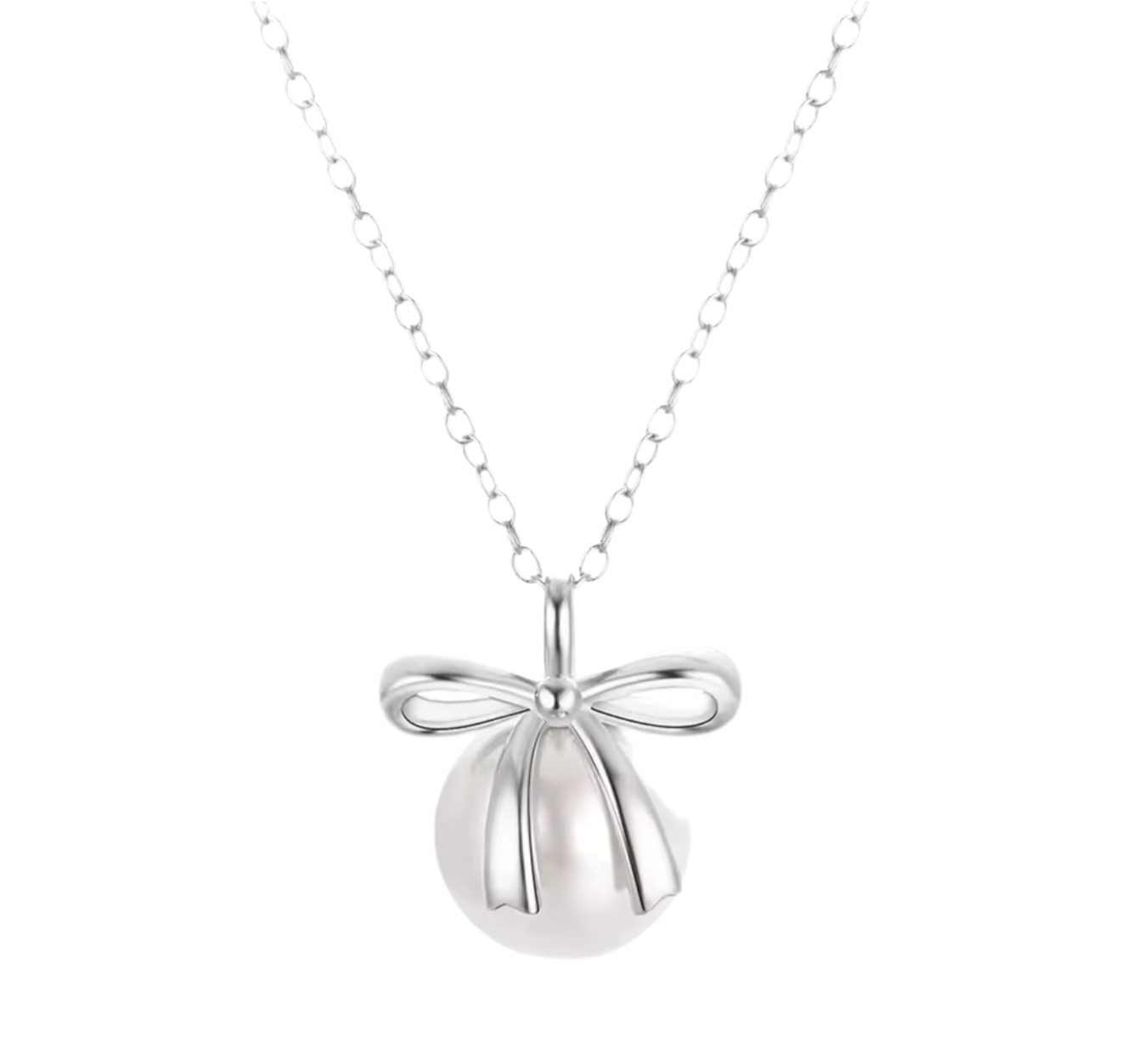 The Dainty Bowknot Pearl Necklace