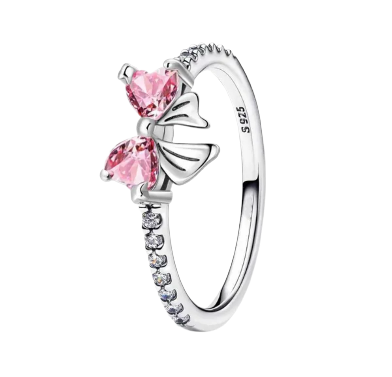 The 925 Pink Luxe Ribbon Ring