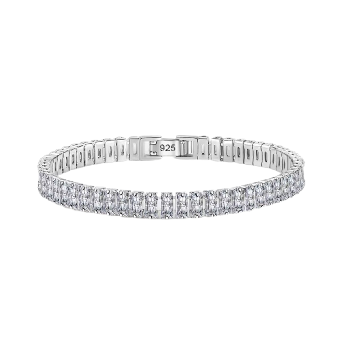 The Lumina Silver Tennis Bracelet