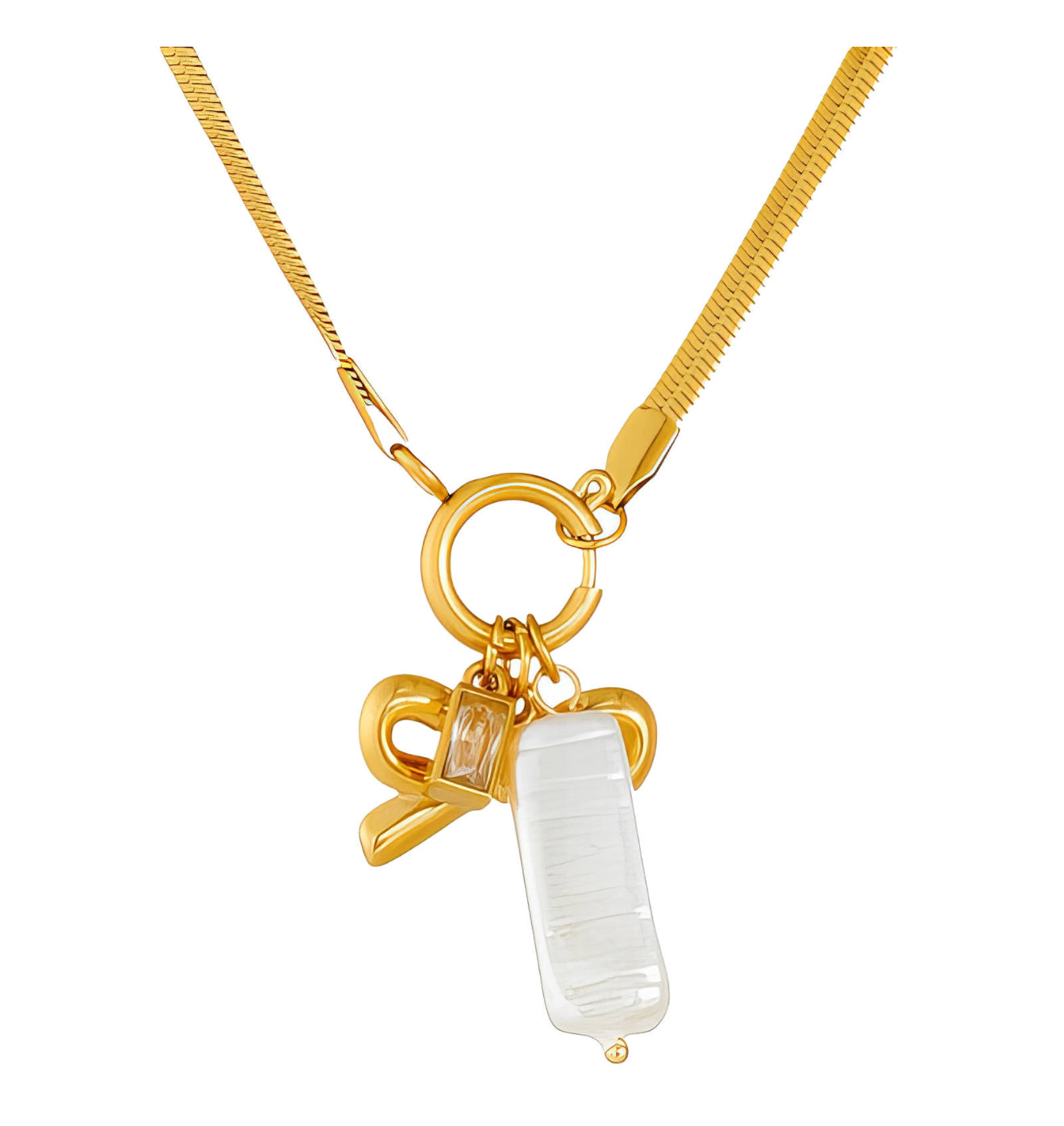 The Golden Love Tied Necklace