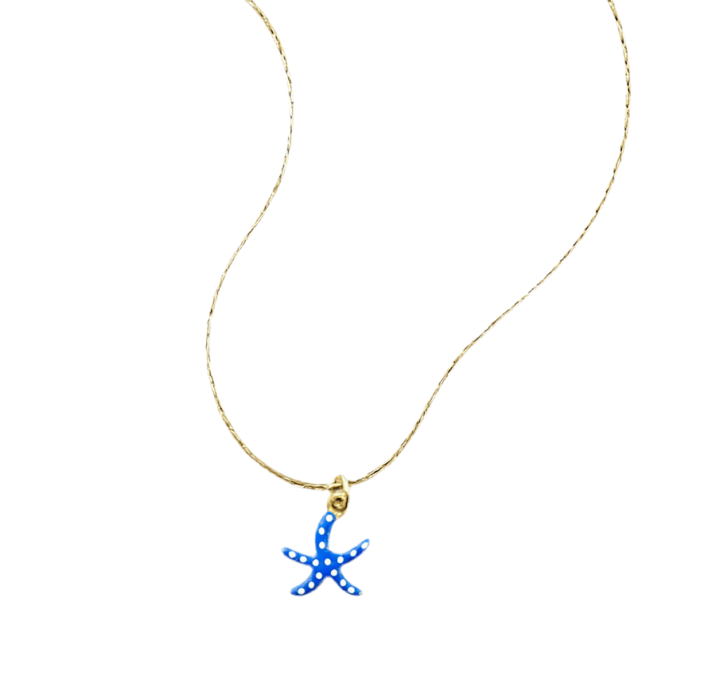 The Blue Marine Starfish Necklace