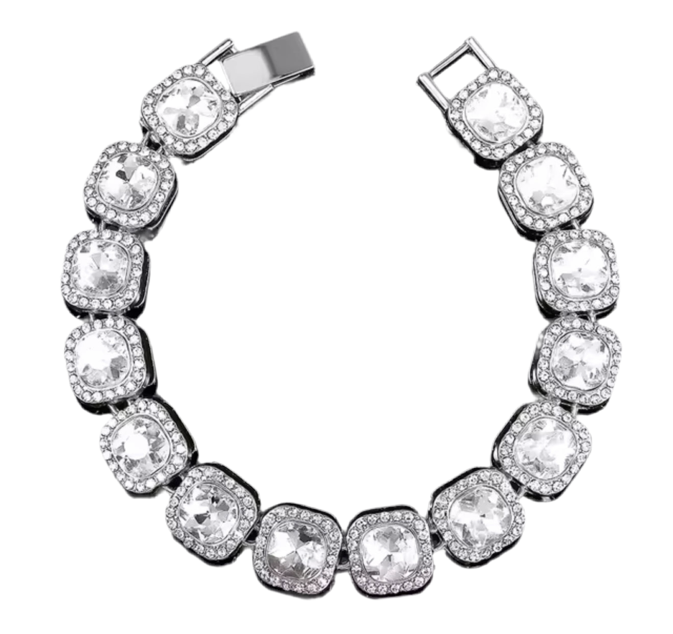 The Luxe Silver Bling Bracelet