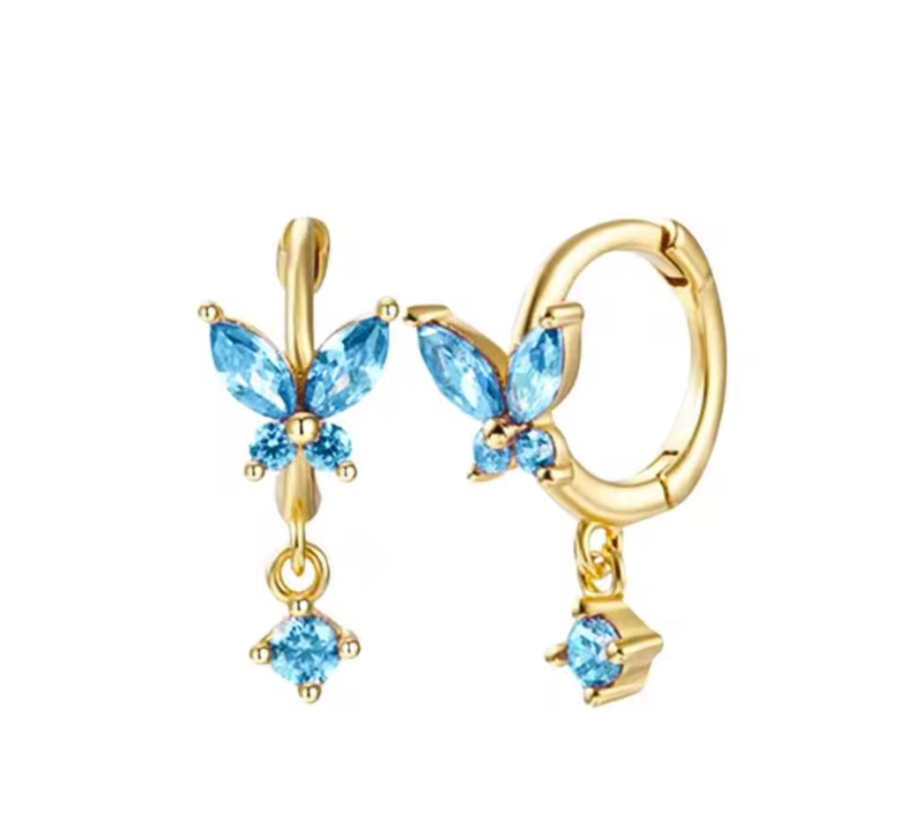 The Icy Blue Butterfly Huggies