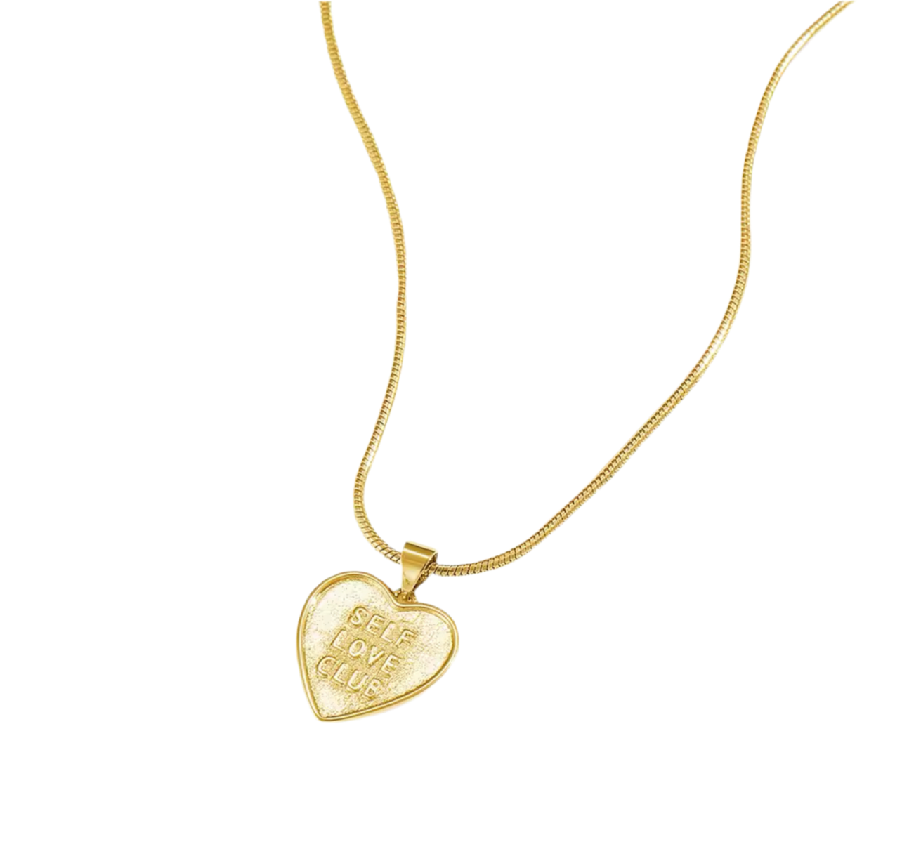 The 18k Gold Plaited Self Love Club Necklace