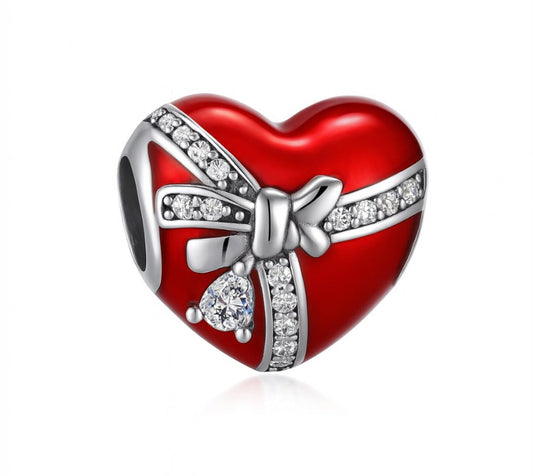The Silver Gift Of Love Charm