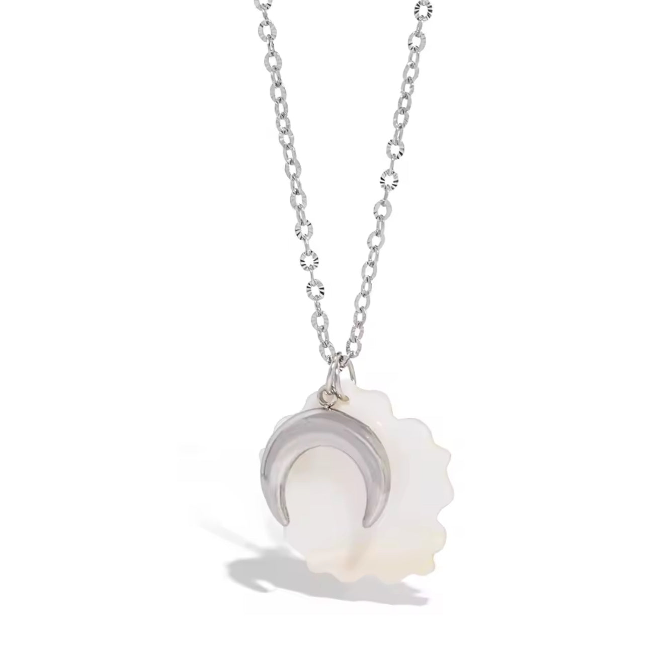 The Silver Moonflower Nights Necklace