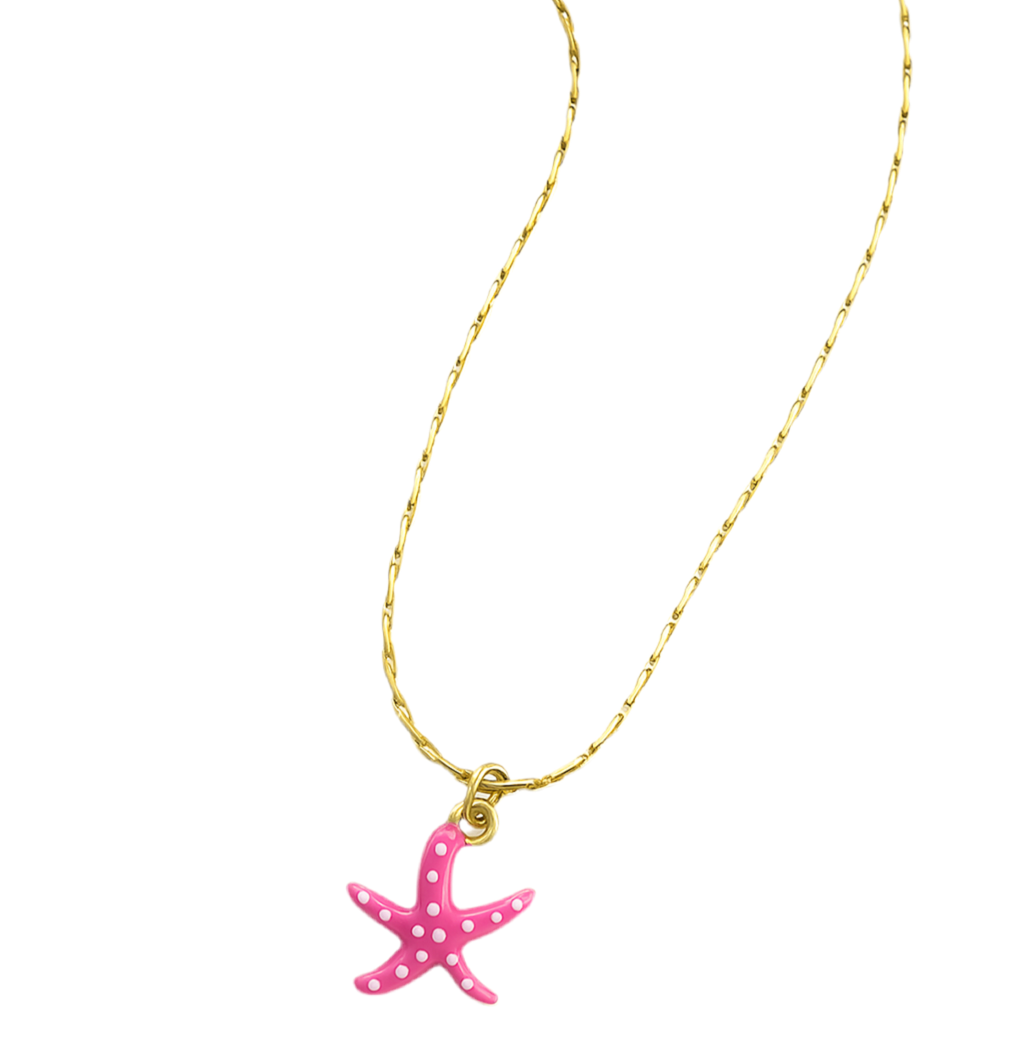 The Pink Marine Starfish Necklace