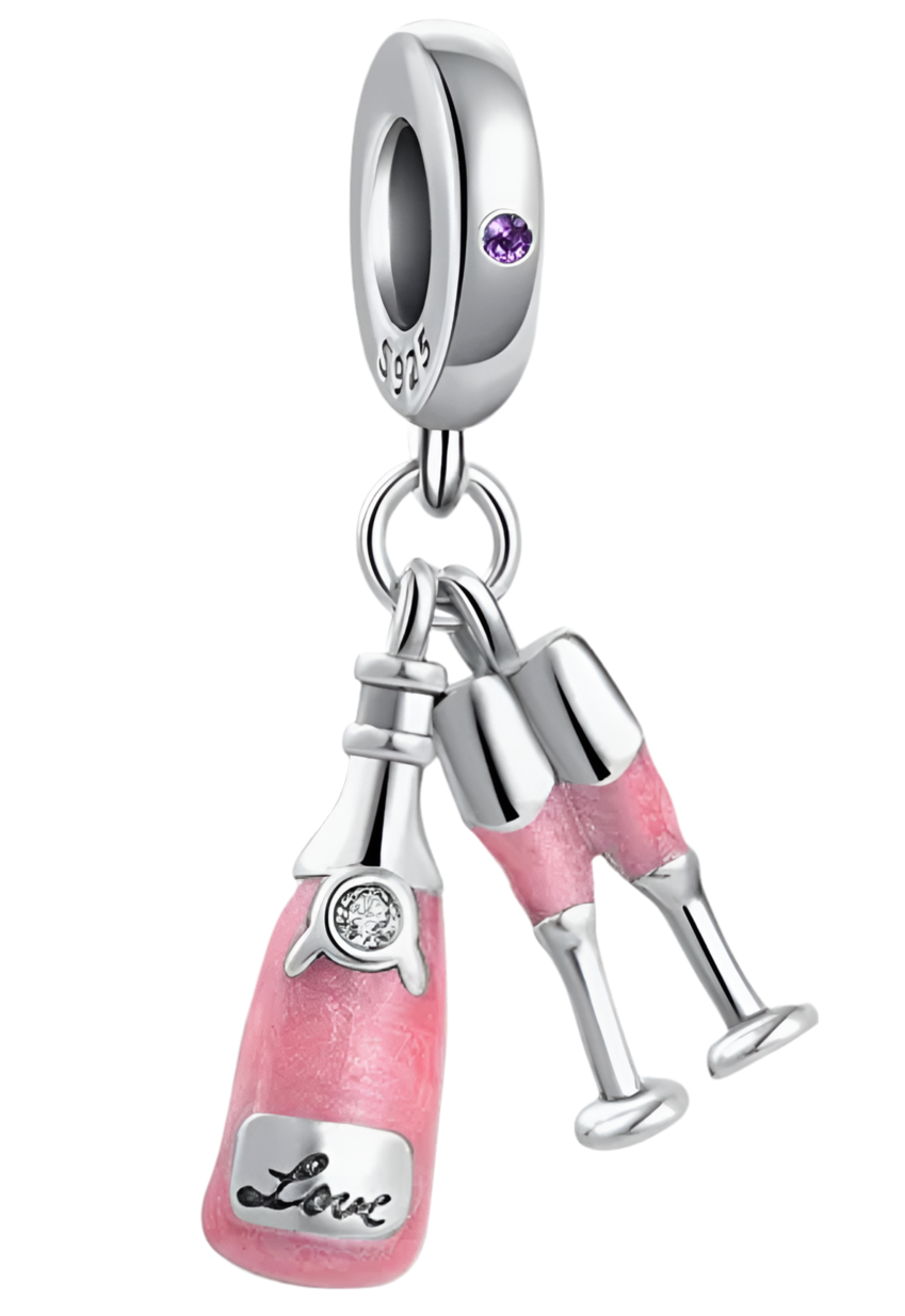 The Party Girl Prosecco Drink Charm