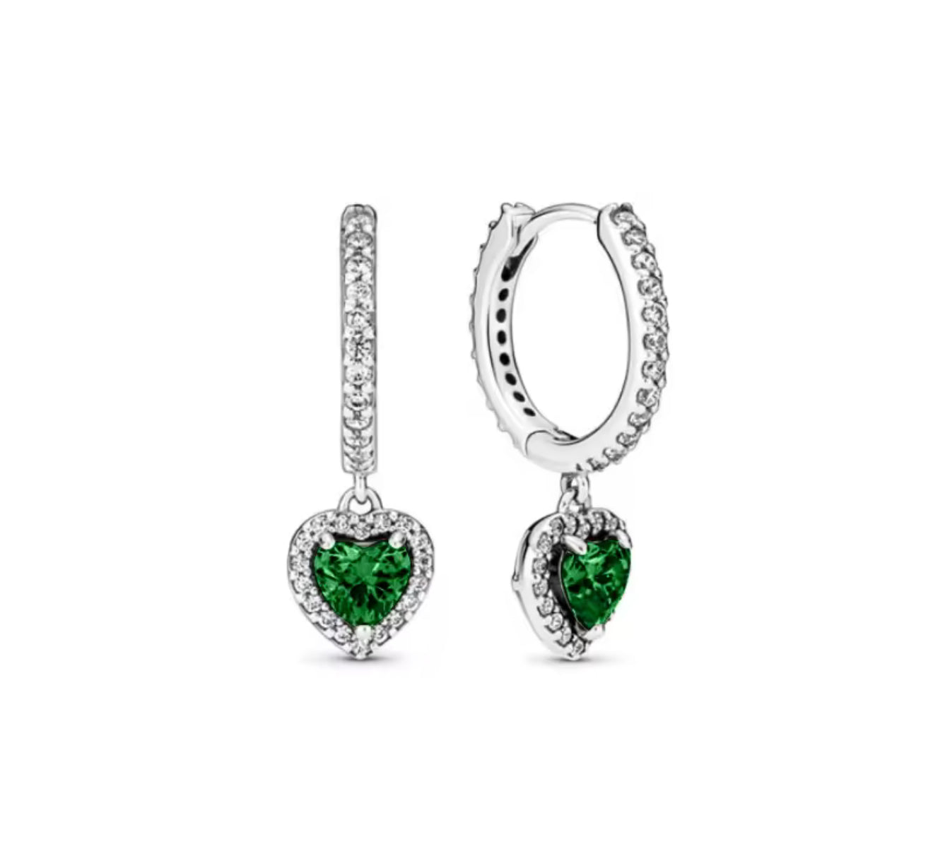 The Emerald Green Celestial Heart Huggies
