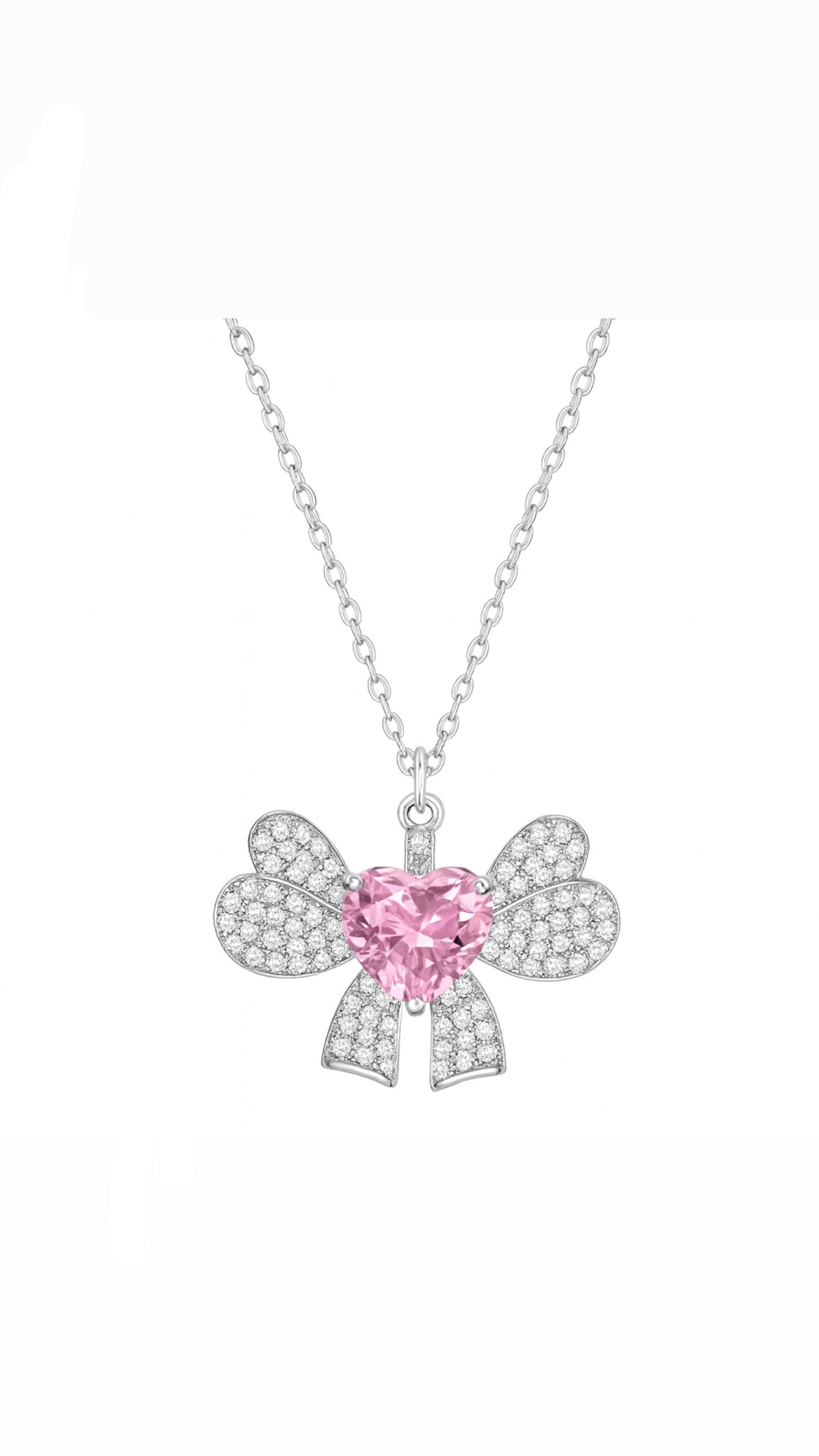 The Chunky Bling Barbie Bow Necklace