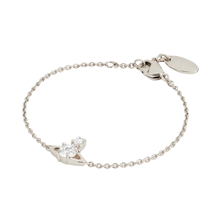 The Silver Sparkling Saturn Bracelet