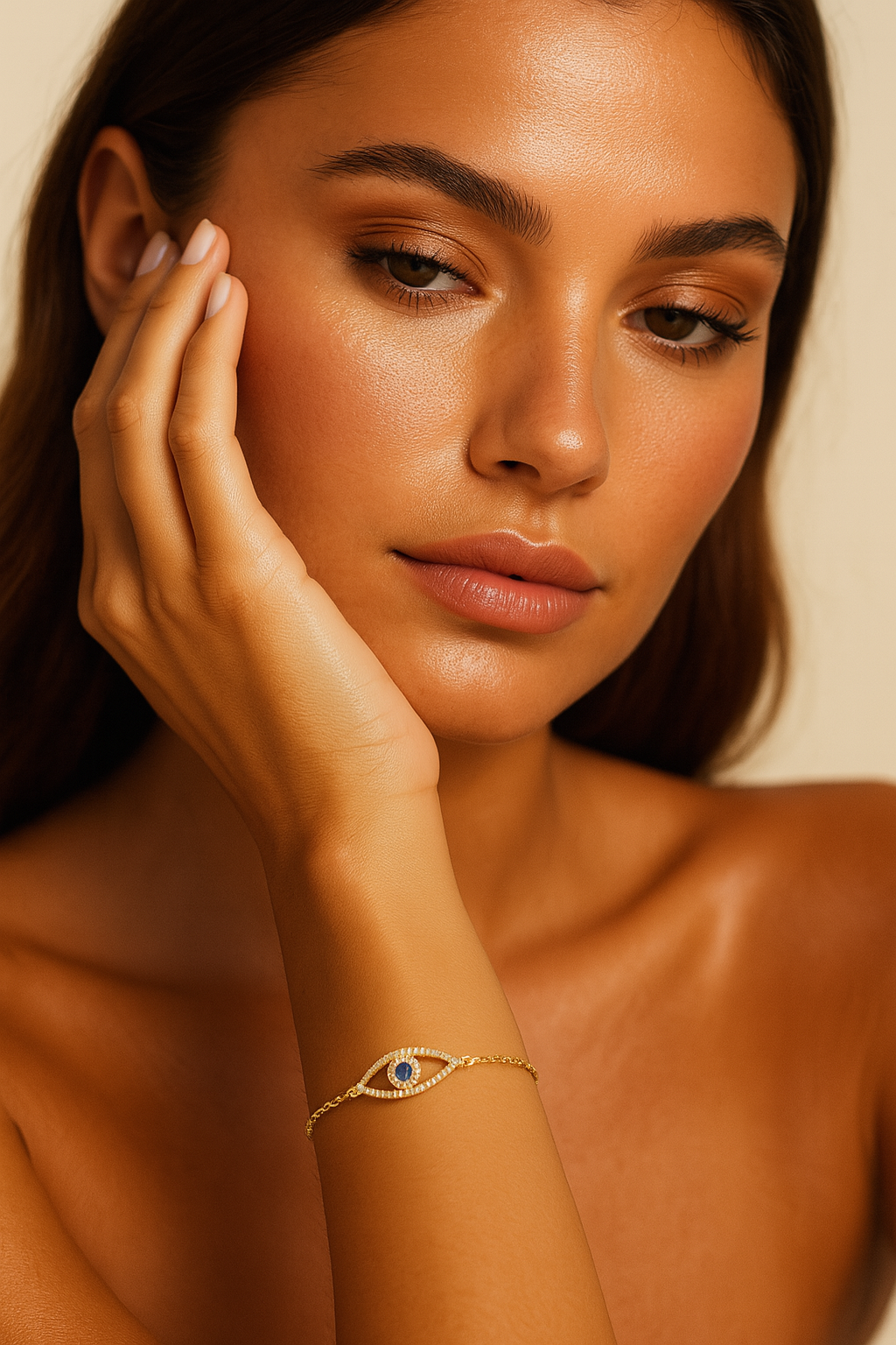 The Gold Eye Of Fortune Bracelet