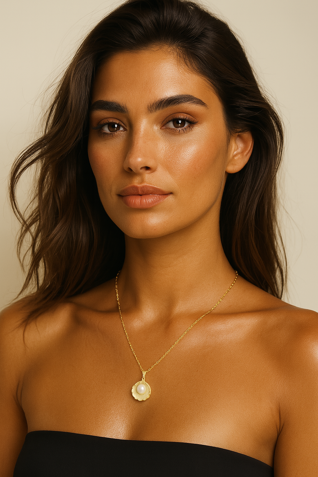 The Gold Tidal Treasure Pearl Necklace