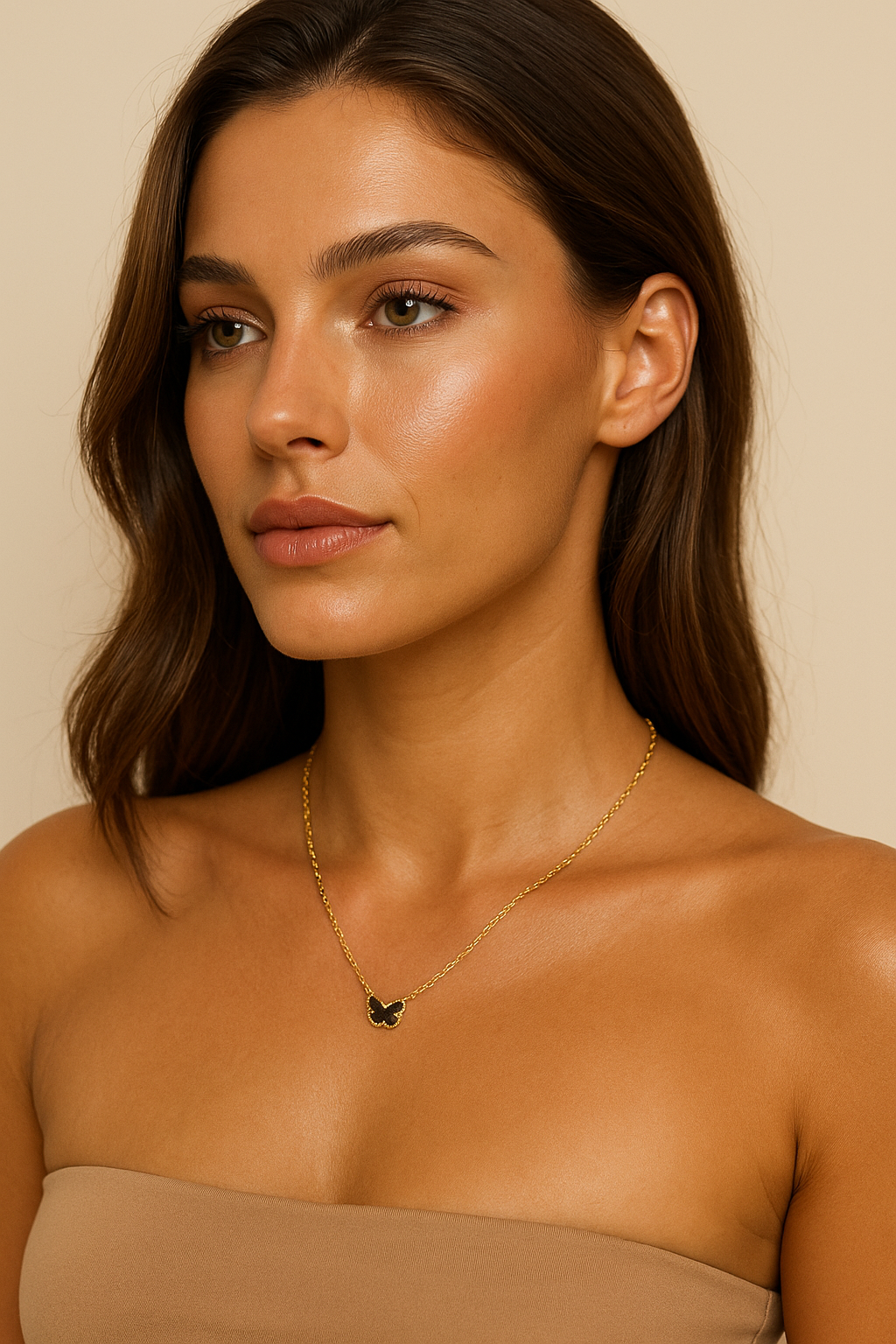 The Golden Black Magic Butterfly Necklace