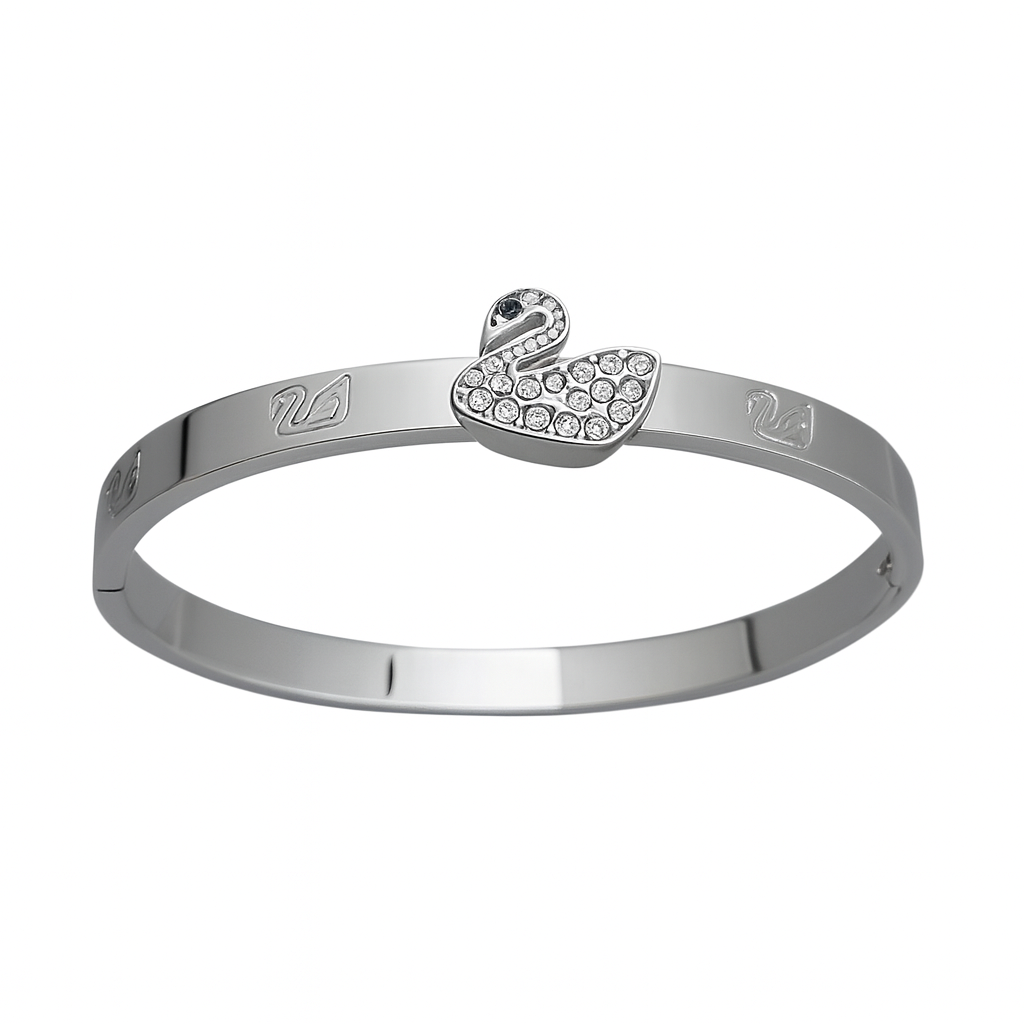 The Silver Swan Élite Bangle