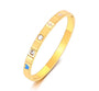 The Gold Retro Spice Girls Wannabe Motif Bangle