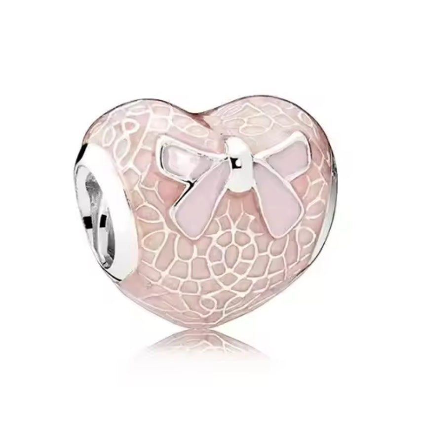 The New Limited Edition Patterned Heart Charm