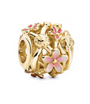 The Gold Floral Sphere Divider Charm