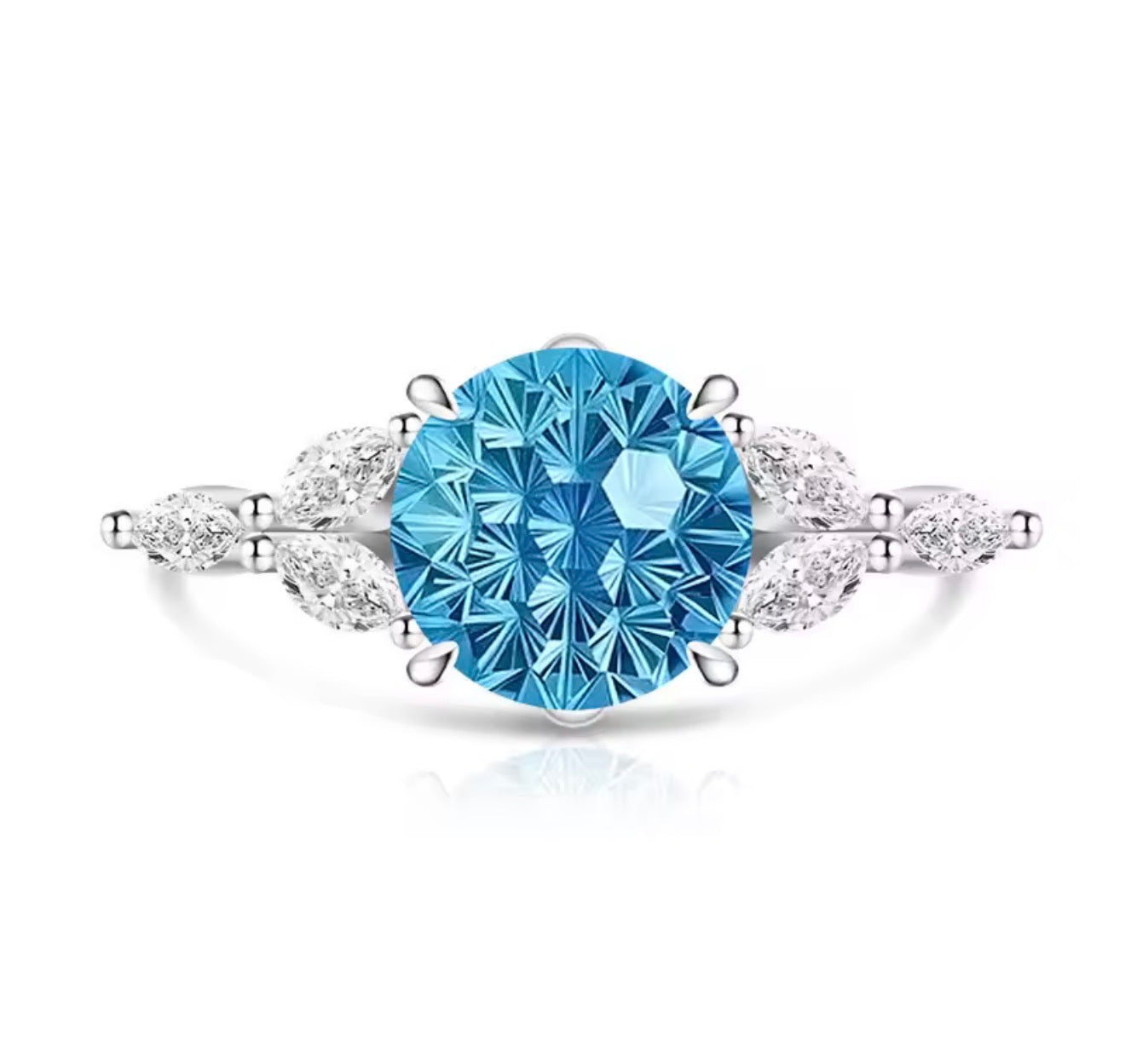 The Silver Sadrià Circle Petal Adjustable Ring