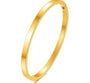 The Gold Signature Engravable Bangle