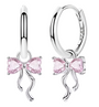 The Pink Rosie Ribbon Bow Huggies