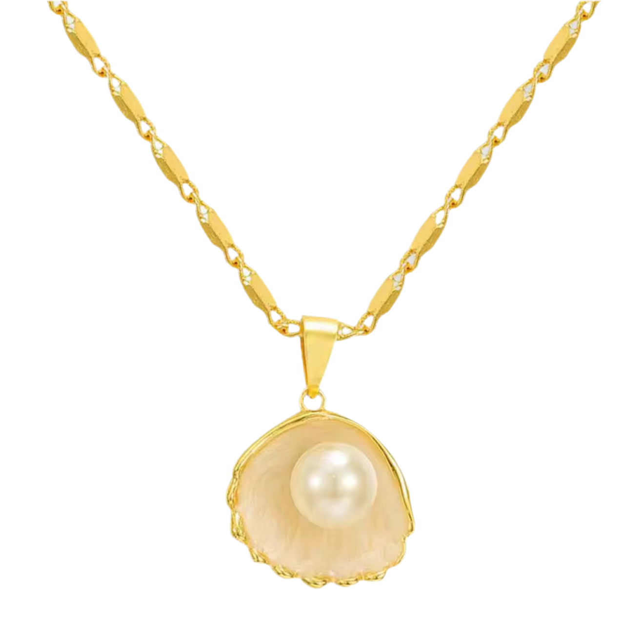 The Gold Tidal Treasure Pearl Necklace