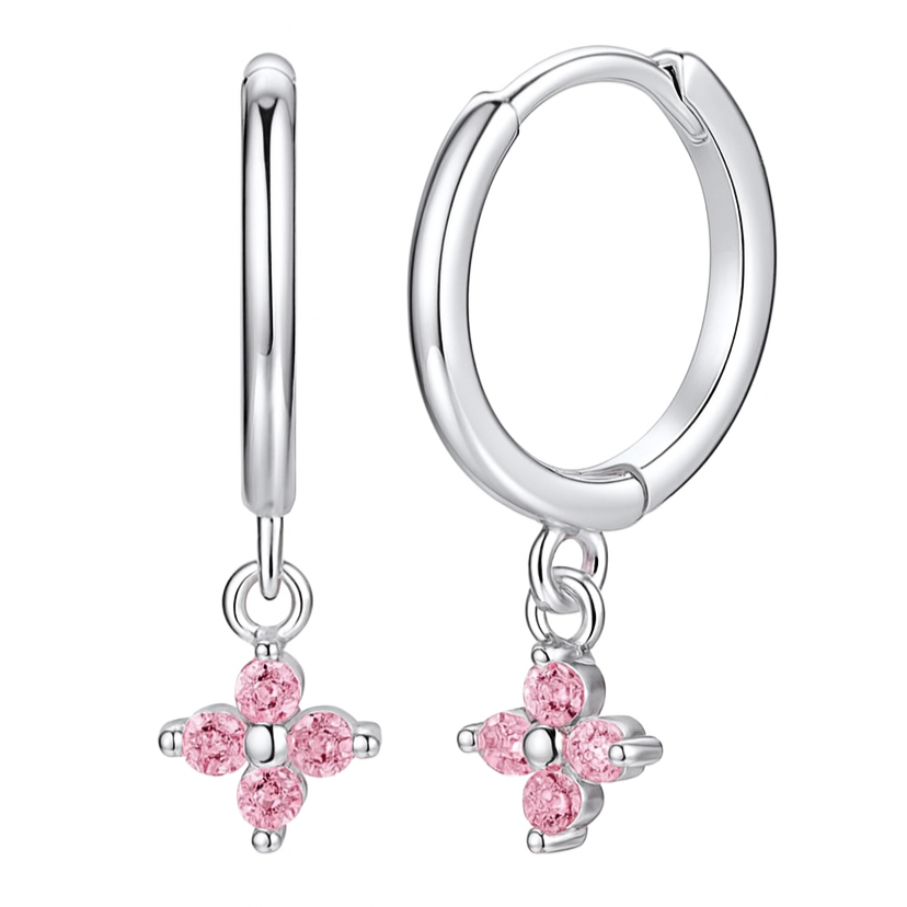 The Pink Dangle Luna Flower Huggies